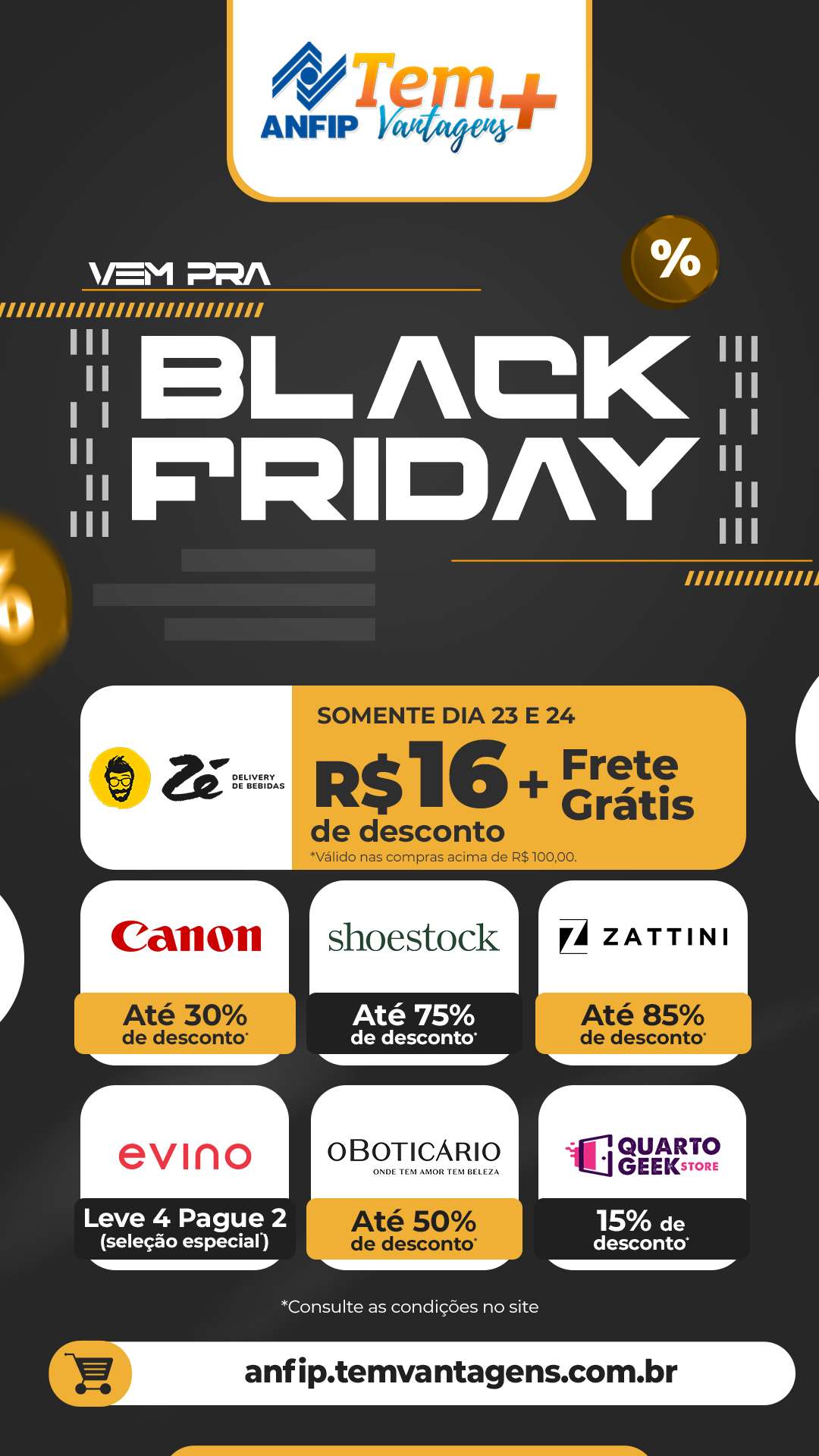 GARANTA AS MELHORES OFERTAS DE BLACEK FRIADAY!