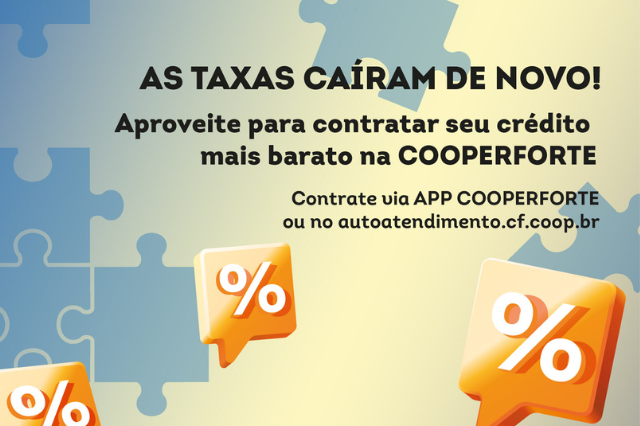 cooperforte novas taxas capa
