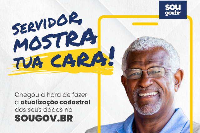 Aposentados também devem realizar atualização cadastral do SouGov.br