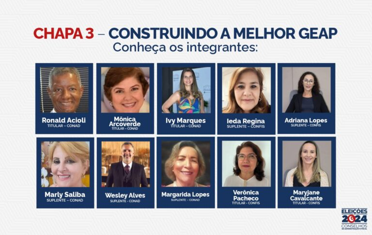 Geap saúde eleições chapa 3