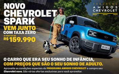 Moderno, prático e cheio de novidades, seu próximo Chevrolet está a um clique de distância